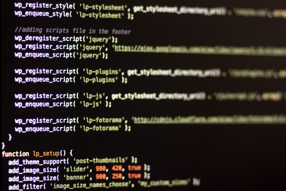 screen showing, code written in html programming language
